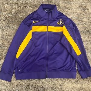 Nike: East Carolina Purple and Gold Sports Jacket